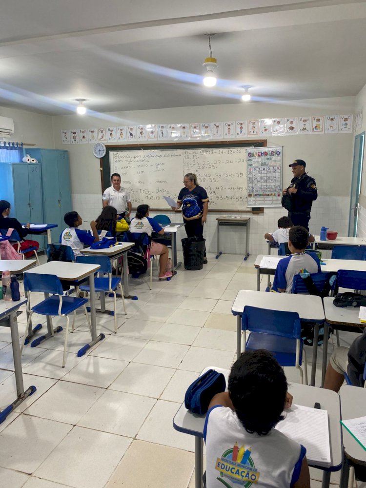 Polícia Militar de Nova Xavantina realiza Operação Escola Segura