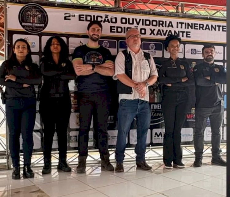 Polícia Judiciária Civil leva orientação e fortalece vínculos com povo Xavante em ação do MPMT, em Campinápolis