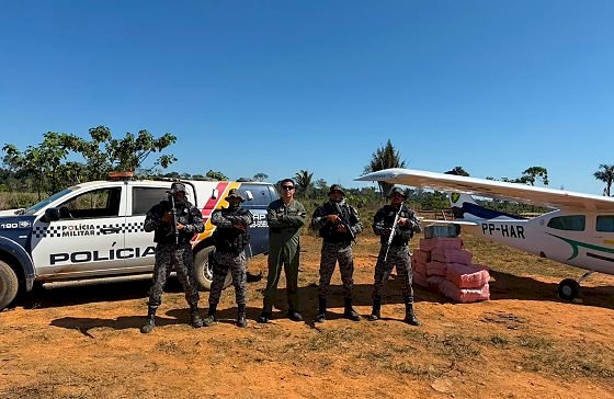 Operação integrada apreende cerca de 500 quilos de maconha em Mato Grosso