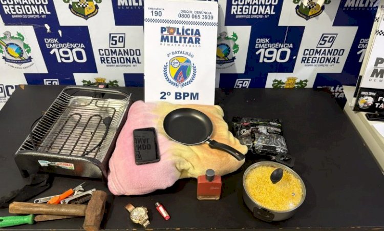 Vizinho é preso suspeito de furtar casas de moradores do mesmo condomínio em Barra do Garças