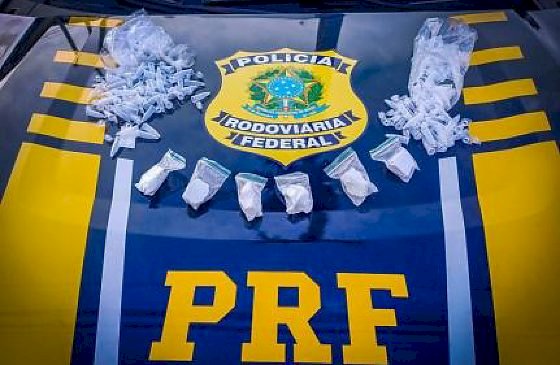 PRF apreende 53 kg de mercúrio e anfetamina e prende condutor na BR-070, em Barra do Garças