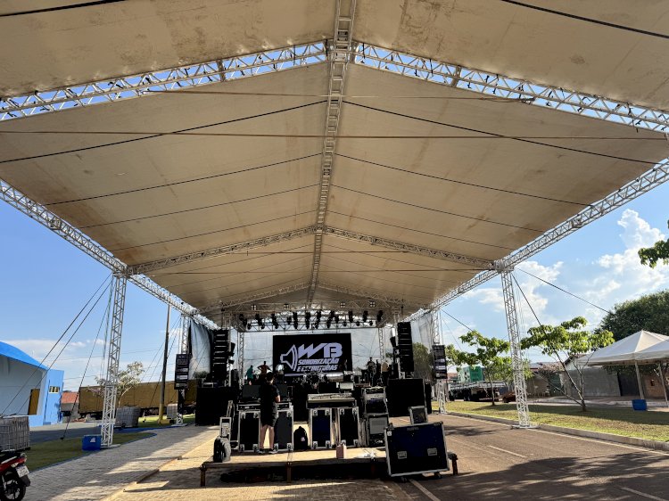 Novo São Joaquim prepara mega estrutura para receber 2º Festival Gospel a partir desta quinta-feira