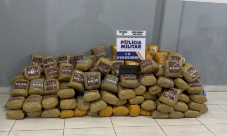 Caminhoneiro é preso na região do Araguaia ao transportar 202 kg de skunk em carga de milho