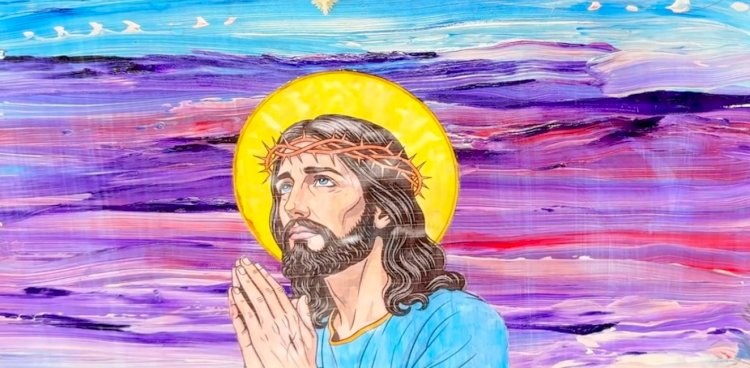 Crianças atendidas pelo CAE de Campinápolis produzem quadros de arte sacra